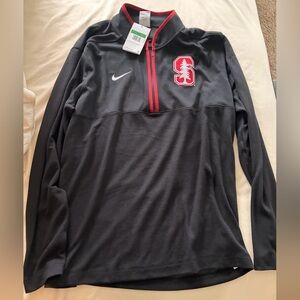 Stanford Nike Black and Red Men's Jacket